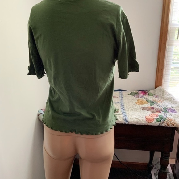 SILENCE +NOISE NWOT TOP GREEN - Picture 6 of 7